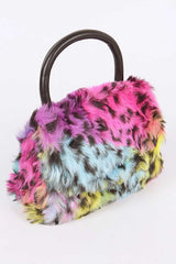 Mix Color Leopard Print Iconic Swing Bag