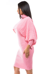 Pink Two Piece Sweater Dress Set king-general-store-5710.myshopify.com