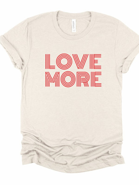 LOVE MORE Graphic Tee king-general-store-5710.myshopify.com