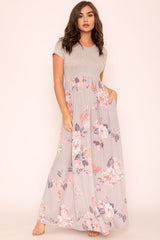 Plus Short Sleeve Floral Maxi Dress king-general-store-5710.myshopify.com