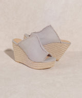 OASIS SOCIETY Bliss - Distressed Linen Wedge king-general-store-5710.myshopify.com