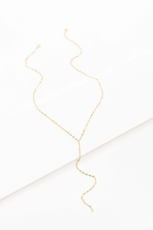 Chain Lariat Necklace king-general-store-5710.myshopify.com