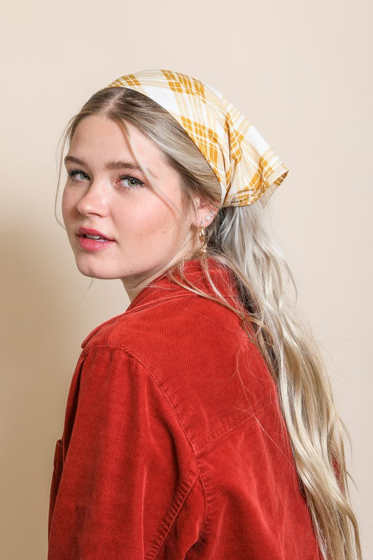 Triangle Flannel Head Scarf king-general-store-5710.myshopify.com