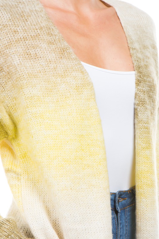 Yellow Multi Cardigan Sweater king-general-store-5710.myshopify.com