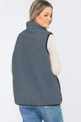 Sherpa Fleece Jacket Vest king-general-store-5710.myshopify.com