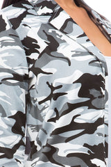 Grey Camouflage Print Jacket king-general-store-5710.myshopify.com