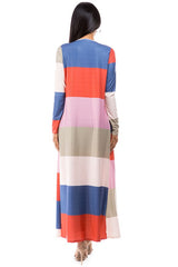 Strapless Bodycon Maxi Dress with Matching Cardigan