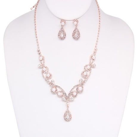 LUXURY NECKLACE AND EARRING SET king-general-store-5710.myshopify.com