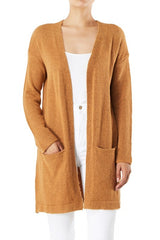 Cozy Elastic Loose Fit  Sweater Cardigan w/Pockets king-general-store-5710.myshopify.com