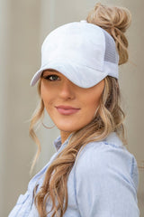 Camo Messy Bun Cap king-general-store-5710.myshopify.com