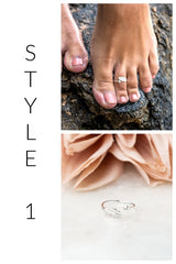 Sterling Silver Toe Rings