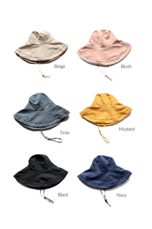 Foldable Drawstring Cargo Hat