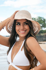 Bow Accent Bucket Sunhat king-general-store-5710.myshopify.com