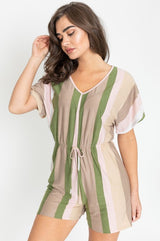 Summer Stripe Surplice Romper king-general-store-5710.myshopify.com