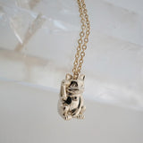 Lucky Cat Charm Necklace king-general-store-5710.myshopify.com
