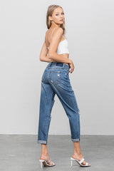 Distressed Premium Boyfriend Jeans