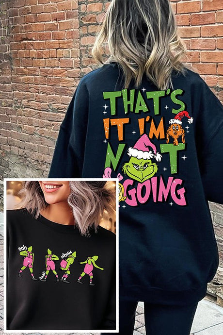 Grinch Unisex Fleece Sweatshirt king-general-store-5710.myshopify.com