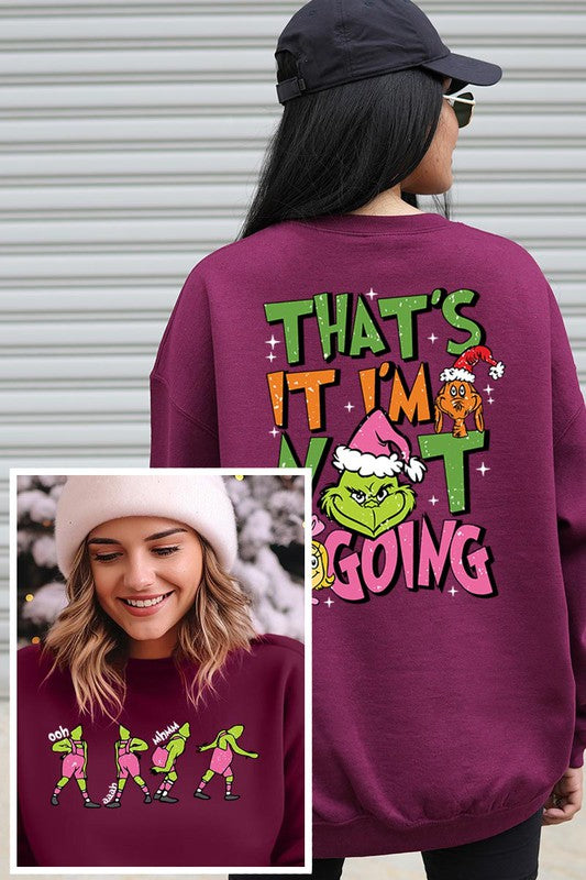 Grinch Unisex Fleece Sweatshirt king-general-store-5710.myshopify.com