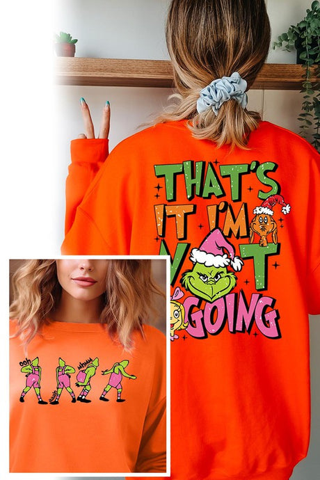 Grinch Unisex Fleece Sweatshirt king-general-store-5710.myshopify.com