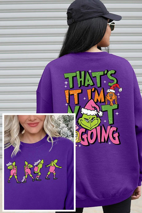 Grinch Unisex Fleece Sweatshirt king-general-store-5710.myshopify.com