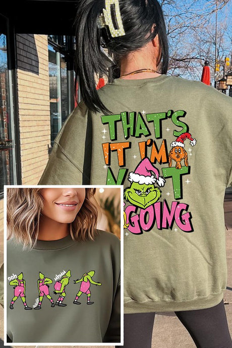 Grinch Unisex Fleece Sweatshirt king-general-store-5710.myshopify.com