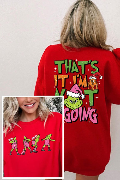 Grinch Unisex Fleece Sweatshirt king-general-store-5710.myshopify.com