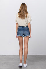 High Stretch Mid Rise Shorts