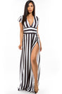 Black White Sexy Long Maxi Dress king-general-store-5710.myshopify.com