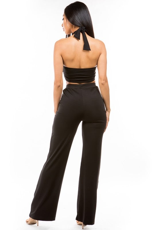 Black Casual Two Piece Pant Set king-general-store-5710.myshopify.com