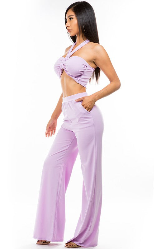 Lavender Casual Two Piece Pant Set king-general-store-5710.myshopify.com