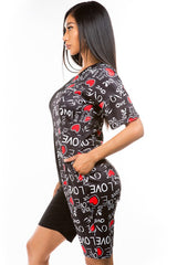 Black LOVE Sexy Romper king-general-store-5710.myshopify.com