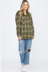 Regular Fit Checker Plaid Flannel Long Sleeve king-general-store-5710.myshopify.com