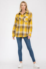 Regular Fit Checker Plaid Flannel Long Sleeve king-general-store-5710.myshopify.com