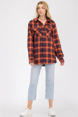 Regular Fit Checker Plaid Flannel Long Sleeve king-general-store-5710.myshopify.com