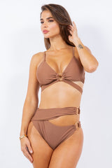 Wrap Around Double Tie O-Ring Bikini