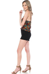 Multi Red Spaghetti Strap Cami Top king-general-store-5710.myshopify.com