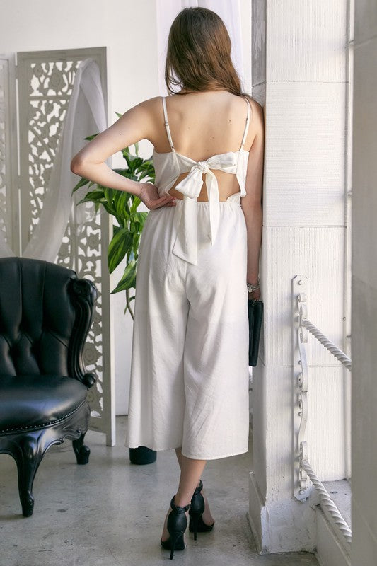 Cutout Bow Detail Jumpsuit king-general-store-5710.myshopify.com