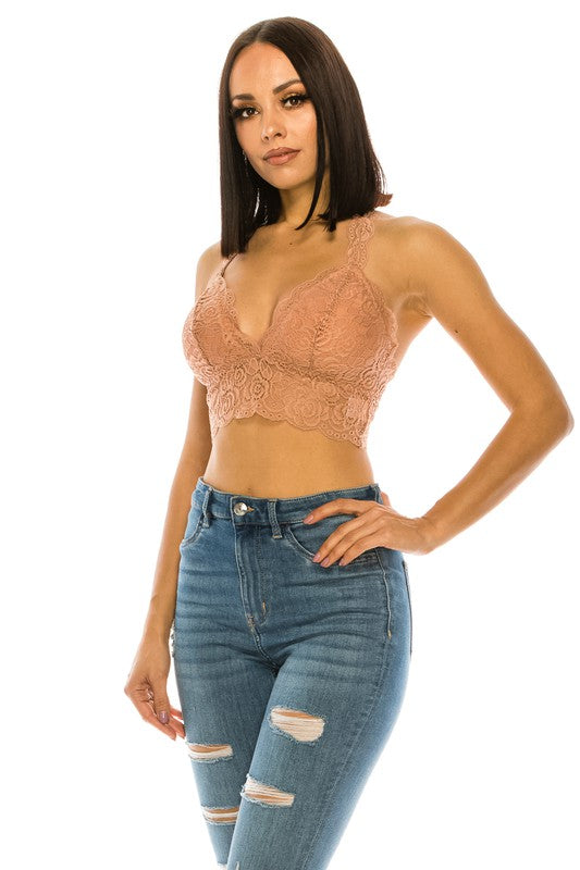 Lace Crop Top Bralette king-general-store-5710.myshopify.com