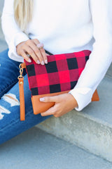 Buffalo Plaid Clutch king-general-store-5710.myshopify.com