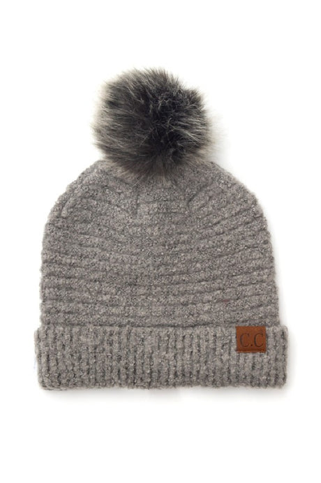 CC Ultra Soft Fur Pom Beanie king-general-store-5710.myshopify.com