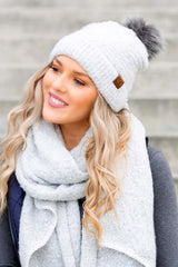 CC Ultra Soft Fur Pom Beanie king-general-store-5710.myshopify.com