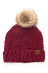 CC Ultra Soft Fur Pom Beanie king-general-store-5710.myshopify.com