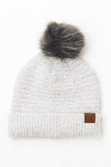 CC Ultra Soft Fur Pom Beanie king-general-store-5710.myshopify.com