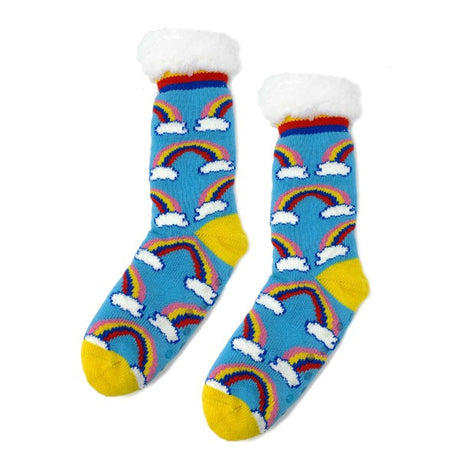 Happy Days - Women's House Sherpa Slipper Socks king-general-store-5710.myshopify.com