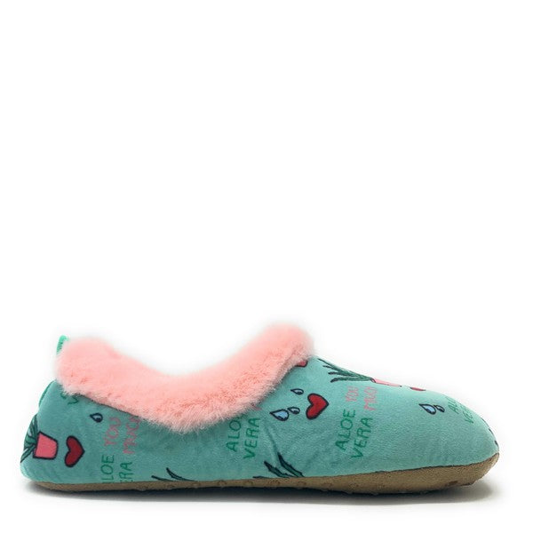 Aloe You - Women's House Sherpa Slippers king-general-store-5710.myshopify.com