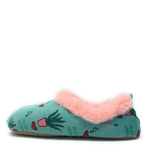 Aloe You - Women's House Sherpa Slippers king-general-store-5710.myshopify.com