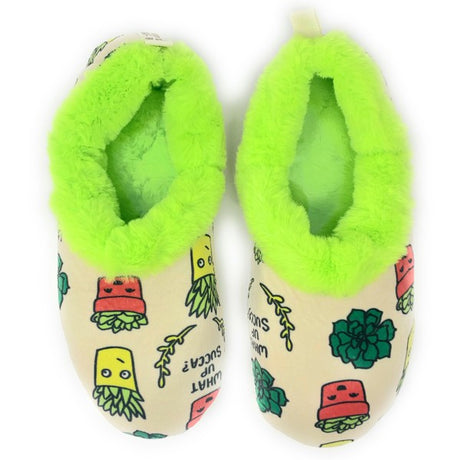 What Up Succa - Women's Fluffy Sherpa Slippers king-general-store-5710.myshopify.com