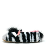 ZZ Zebra - Women's Fluffy Animal House Slippers king-general-store-5710.myshopify.com