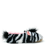 ZZ Zebra - Women's Fluffy Animal House Slippers king-general-store-5710.myshopify.com