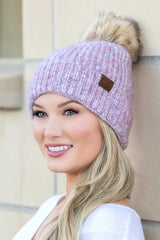 CC Cozy Marled Pom Beanie king-general-store-5710.myshopify.com